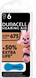 Duracell 6x Akkumulátor Duracell hallókészülékhez DA675 (DURAACTI675)