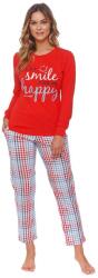 DN Nightwear Flow női pizsama, piros, smile, L