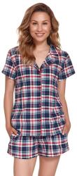 DN Nightwear Nona női pizsama, piros-kék kockás, XL