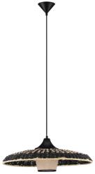 Nova Luce Fekete-bézs rattan függőlámpa Nova Luce Mérete 61 cm (NOL-9586520)