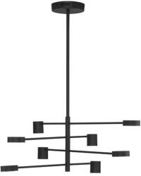 Nova Luce Fekete fém függő LED lámpa Nova Luce Nordik II. 100 cm (NOL-9080122)