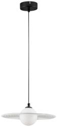 Nova Luce Fekete-fehér függőlámpa Nova Luce Reflet 30 cm (NOL-9780104)