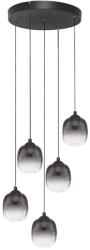 Nova Luce Füstszürke üveg LED függőlámpa Nova Luce Kita 43 cm (NOL-9236207)