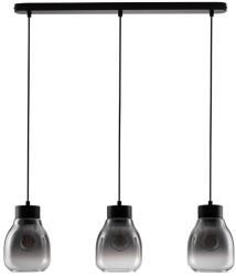 Nova Luce Füstszürke üveg függőlámpa Nova Luce Blacu 75 cm (NOL-9009272)
