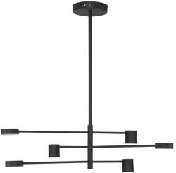 Nova Luce Fekete fém függő LED lámpa Nova Luce Nordik 100 cm (NOL-9080121)