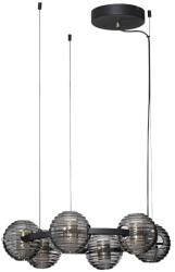 Nova Luce Füstszürke üveg LED függőlámpa Nova Luce Las 63 cm (NOL-9009135)