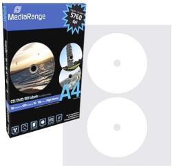 MediaRange Cd/dvd/bdr címkék A4 Glossy fényes 100db (MRINK132)