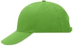 Daiber Șapcă promoțională cu 6 panele tip sandwich MB024 - Limo verde / albă | uni (MB024-119782)