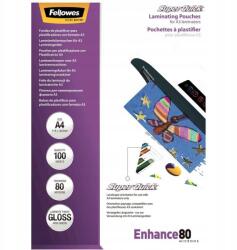 Fellowes SuperQuick A4/80m fényes (100) lamináló fólia (5440001)