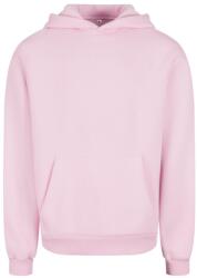 Build Your Brand Puha férfi kapucnis pulóver Fluffy - Enyhén rózsaszín | 4XL (BY284-1000401399)