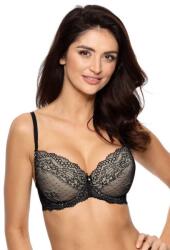 Gorteks Sutien armat cu dantelă Scarlet negru-bej, 70A
