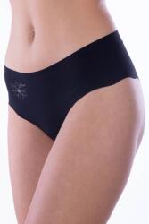 Emili Chilot de damă Flower negru fără cusături, XL