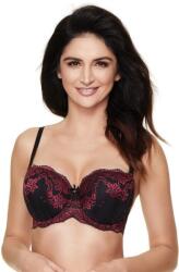 Gorteks Sutien push-up Rosso B1 negru-zmeuriu, 70A