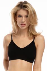 Julimex Sutien Bamboo Balette negru, S