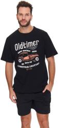 DN Nightwear Pijama bărbați Oldtimer negre, S