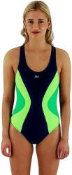 Spin Costum de baie întreg Corzaro II albastru-verde neon, M Costum de baie dama