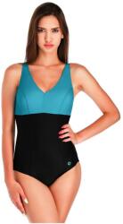 Spin Costum de baie de modelare Lago întreg negru-turcoaz, S Costum de baie dama