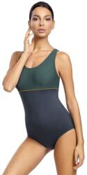 Self Collection Costum de baie sport Athena gri-verde, L Costum de baie dama
