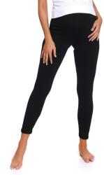 DN Nightwear Colanți de maternitate Pregy negri din bumbac , XL