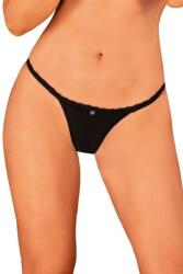 Obsessive Tanga de damă Madarris negru, M/L