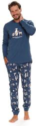 DN Nightwear Pijamale bărbați Best Friends albastru, L
