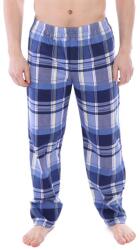 Regina Pantaloni de pijama pentru bărbați Robert albastru-galben, L