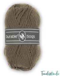 DURABLE Soqs 404 Deep Taupe - barna gyapjú zoknifonal