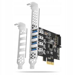 AXAGON PCEU-43RS PCIe kontroller 4x Usb 3.2 port Gen 1, , (PCEU-43RS)