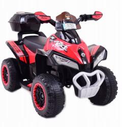 Super-Toys Akkumulátoros Quad LÁDÁVAL/GTS-1188A-PIROS (5904824331676)
