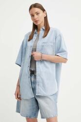 G-Star farmering női, galléros, relaxed, D24882-D252 - kék S