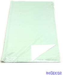  Kétoldalú színes fólia ív 57x57cm - Menta-Fehér