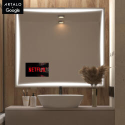 Artalo SMART tükör LED világítással M5 prémium + SmartScreen with Google TV