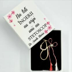 Gravolo Martisor stetoscop brosa medic (C1473)