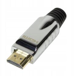 LogiLink Hdmi csatlakozó LogiLink Diy fém, ezüst, forrasztás, aranyozott érintkezők (CHP001)