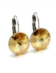 DIANA 14 mm-es fülbevaló (gold shadow) (2022012915)