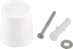Suki Ajtóütköző+csavar 26mm Fehér 2db/csomag
