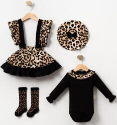Max 4 részes luxus szett babáknak - Leopárd Méret: 9-12 hónap
