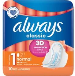 Always Classic Normal Egészségügyi Betét Szárnyakkal 10 Db (4015400260837)