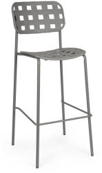 Bizzotto Set 4 scaune bar otel gri Clover 52x45x109 cm (0650040)