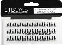 ETB Eyes Ultra Fekete Műszempilla Tincsek Csomó Nélkül L 60 db (EY03003)