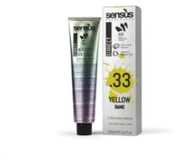 Sens.ùs Direct Bang Ammóniamentes Féltartós Hajfesték | Árnyalatok: Yellow . 33 | Kiszerelés: 100 ml (SS306162)
