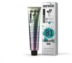 Sens.ùs Direct Bang Ammóniamentes Féltartós Hajfesték | Árnyalatok: Turquoise . 81 | Kiszerelés: 100 ml (SS306209)