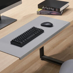 StableDesk Mousepad StableDesk din Piele Ecologica pentru birou, Gaming, Office, Antiderapant, Gri, 80 x 40 x 2cm (SD-150-GRI) Mouse pad
