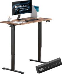 StableDesk Birou reglabil pe inaltime StableDesk Lite, 1 motor, Ridica 70kg, Inaltime 73-122 cm, 3 Functii de Memorie, Sistem Anti-Coliziune, Organizator Cabluri (SD-112-MARO)