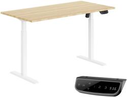 StableDesk Birou reglabil electric StableDesk, 1 motor, Touchscreen, Ridica 80 kg, Ergonomic, 3 Functii de Memorie, Sistem Anti-Coliziune, Timer, Inaltime 71-119 (SD-102-AL-FM0290-138x67)