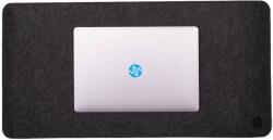  Mousepad PadForce Minimalist din Lana Sintetica pentru birou, Gaming, Office, Antiderapant, Gri 80 x 40 cm (BS-1044-G-80x40) Mouse pad
