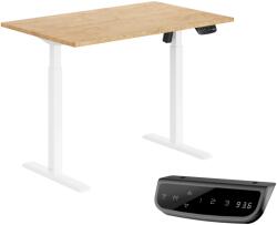 StableDesk Birou reglabil electric StableDesk, 1 motor, Touchscreen, Ridica 80 kg, Ergonomic, 3 Functii de Memorie, Sistem Anti-Coliziune, Timer, Inaltime 71-119 (SD-102-AL-FM0048-100x60)