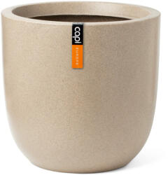 Capi Europe Capi Waste Smooth virágcserép, 35x34 cm - terrazzo bézs (KTB932)