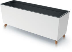Prosperplast Urbi Case virágláda lábakkal, 80 cm - fehér (DUC800N-S449)