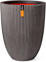 Capi Europe Capi Groove low virágcserép, 34x46 cm - antracit (KGVZ782)